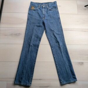 Cinch Jeans Mens 30x33 Bronze Label Slim Fit Tapered‎ Denim Blue Western Cowboy